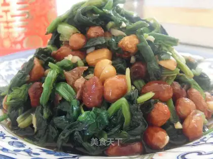 Old vinegar spinach