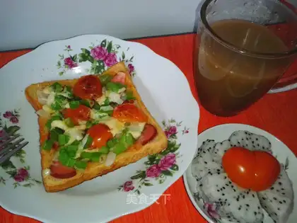 Toast pizza