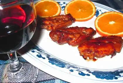 Coke chicken wings