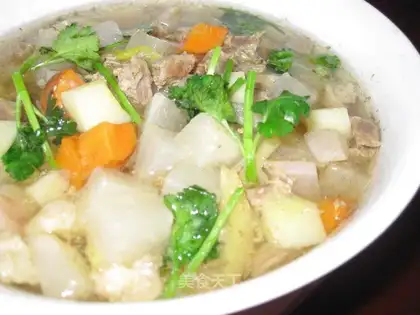 A radish with casserole