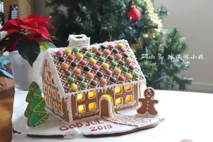 Christmas gingerbread house
