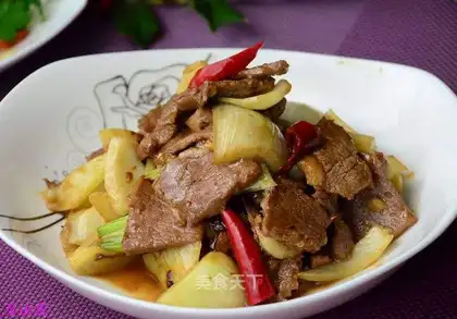 Scrambled lamb