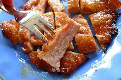 Roses with honey sauce