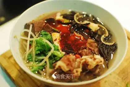 Brethren and lamb soup