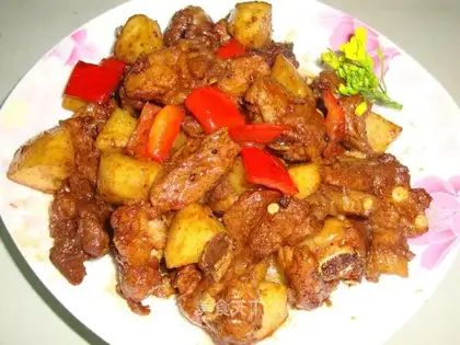 Apple sugar and vinegar ribs