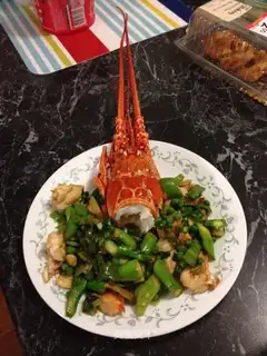 Cream bean fried lobster