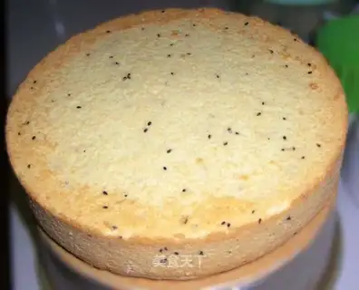 Black sesame ricin cake