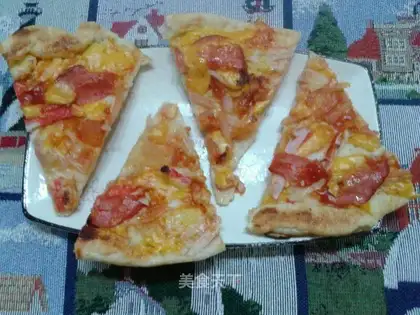 Pancake pizza