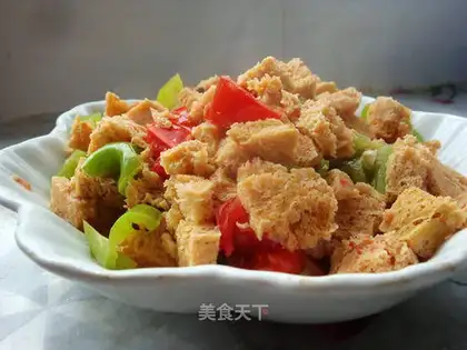 Chilled Pepper Frozen Tofu
