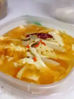 Simple hot and sour soup