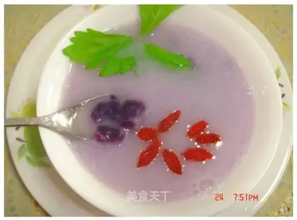 Purple sweet potato grains, wolfberry rice paste