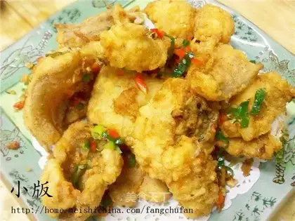 Chilled fish with pepper salt