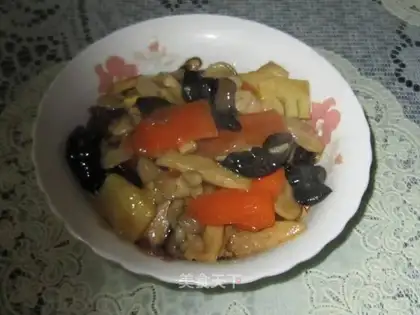 stir-fried vegetable mushroom