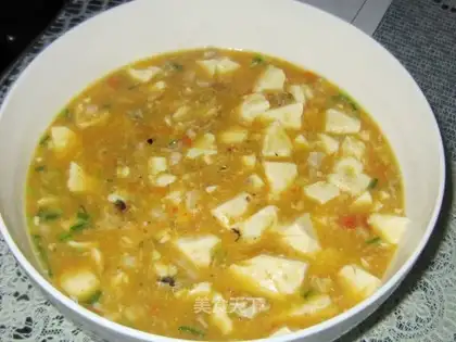 Crab powder tofu