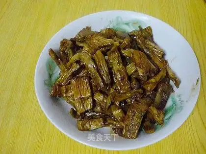 stir-fried pork with salty dried bamboo shoots