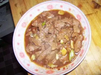 Beef with oyster sauce