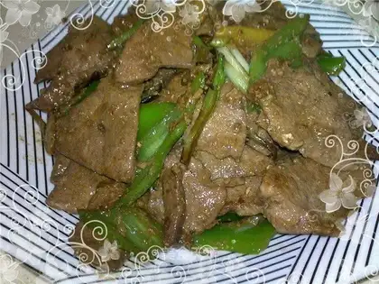 Sauteed pork liver