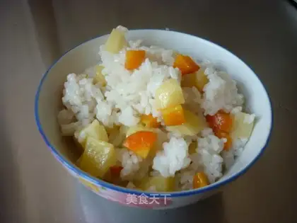 steamed rice