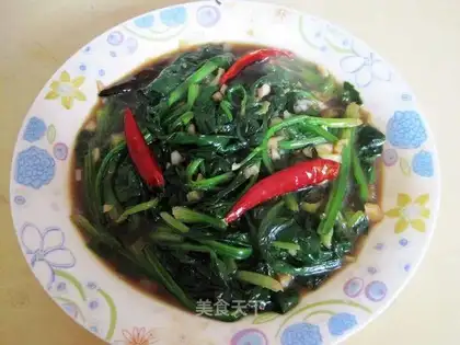 Fish-flavored spinach