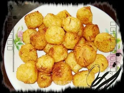 fried radish meatballs