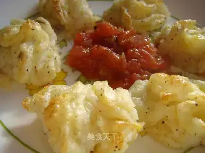Crispy baked mashed potatoes