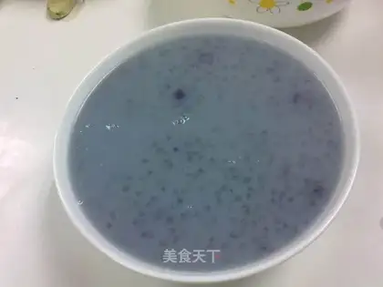 Purple sweet potato sago