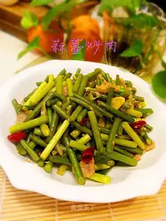 Garlic fried meat