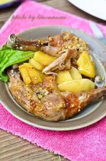The fragrance chicken leg
