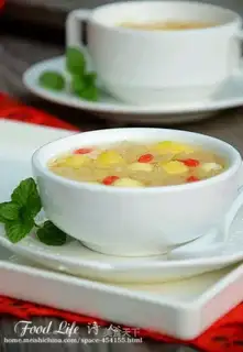 White fruit, sweet soup