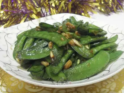 Garlic Dutch beans