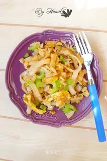 Celery egg fried river powder