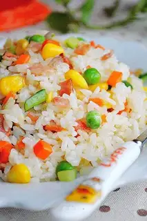 Baconish fried rice