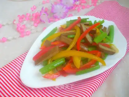 Celery fried beans
