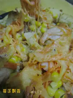 The whole wheat shrimp sausage pizza