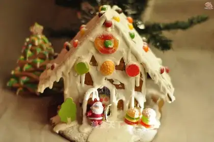 Sweet gingercake house