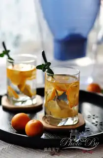 Orange honey tea
