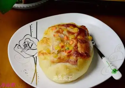 Vegetable bacon cheese bread