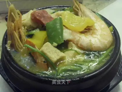 Seafood casserole