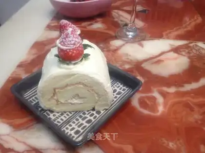 A sticky rice twirl