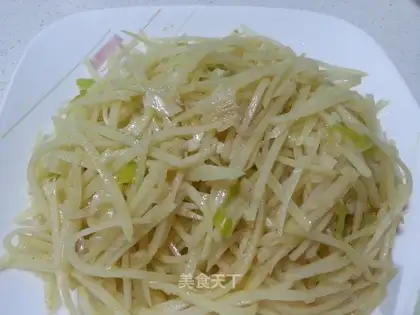 Clear the potatoes