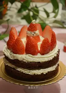 Strawberry Snowcake