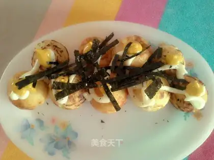 Homemade octopus pellets
