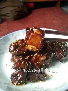 Lazy sugar veggie ribs