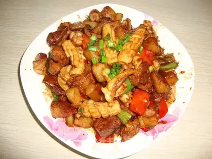 Squid meat