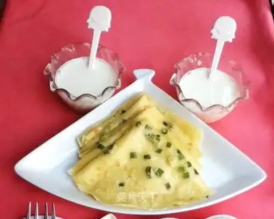 Onion omelet