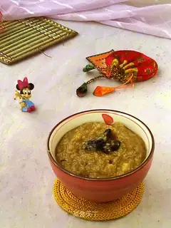Ice cream and yellow congee