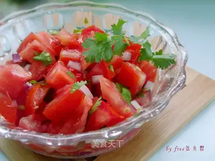 Fresh tomato salad