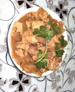 And soy tofu burns the meat
