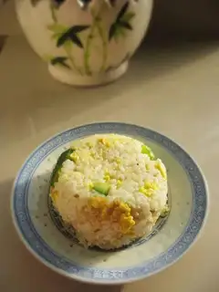 cucumber egg fried rice