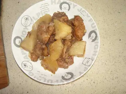A radish steak
